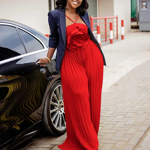 Red Moment Jumpsuit